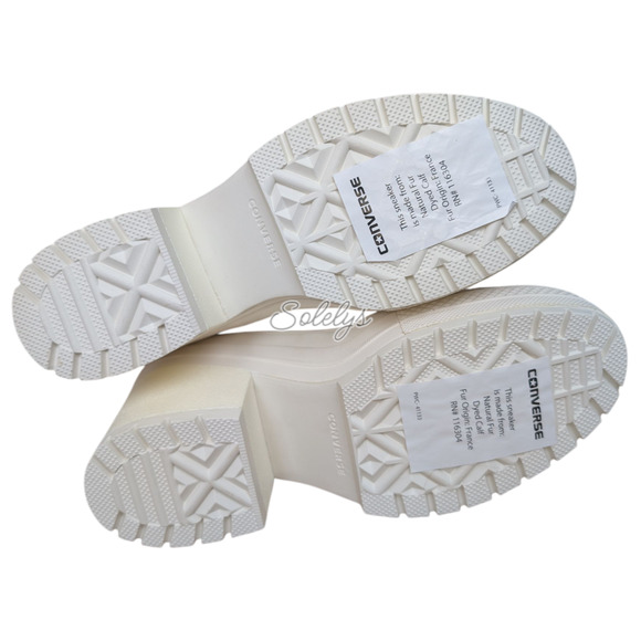 Converse Chuck 70 De Luxe Heel Genuine Calf Pony Hair Platform Sneaker 9 NEW - Picture 7 of 11